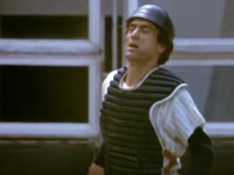 Robert De Niro in "Bang the Drum Slowly."